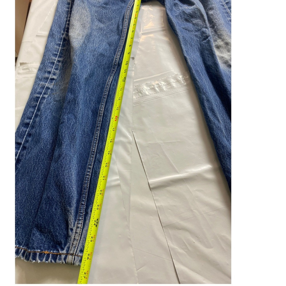 Levi's Jeans Mens 32x30 Blue Straight Leg Denim Classic‎ Faded Wash - Picture 9 of 12